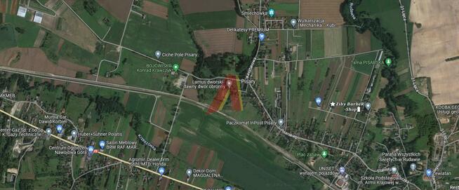 Działka budowlana Pisary gm. Zabierzów, Pisary