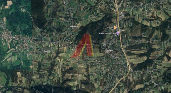 Działka budowlana Kulerzów gm. Mogilany, Kulerzów