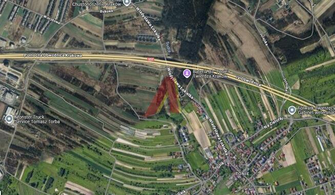 Działka budowlana Kraków Krowodrza, Tonie, Na Zielonki