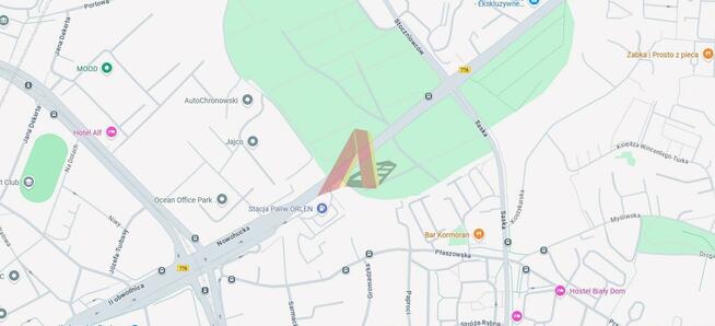 Działka usługowa Kraków Śródmieście, Dąbie, Nowohucka