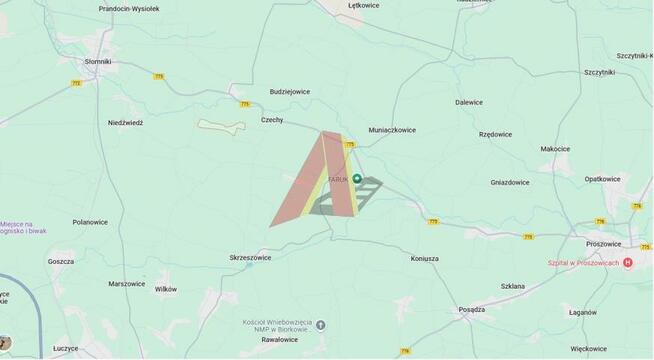 Działka budowlana Kępa gm. Słomniki, Kępa