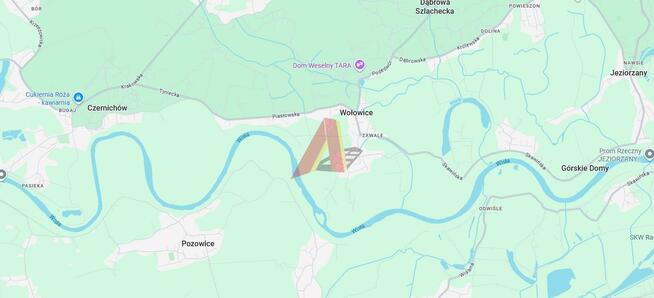 Działka budowlana Wołowice gm. Czernichów, Nadwiślańska