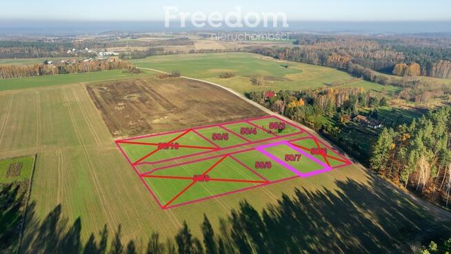 Działka budowlana z usługami blisko lasu !