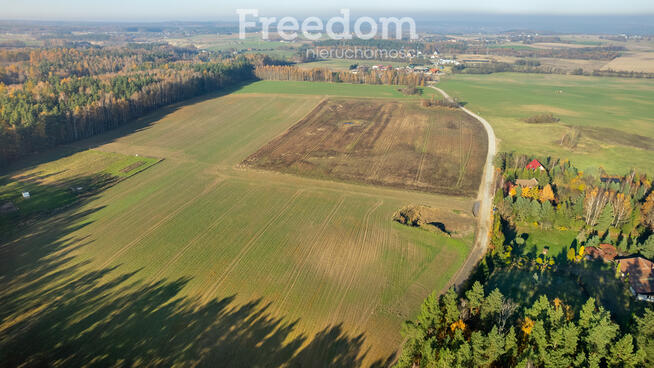 Działka budowlana z usługami blisko lasu !