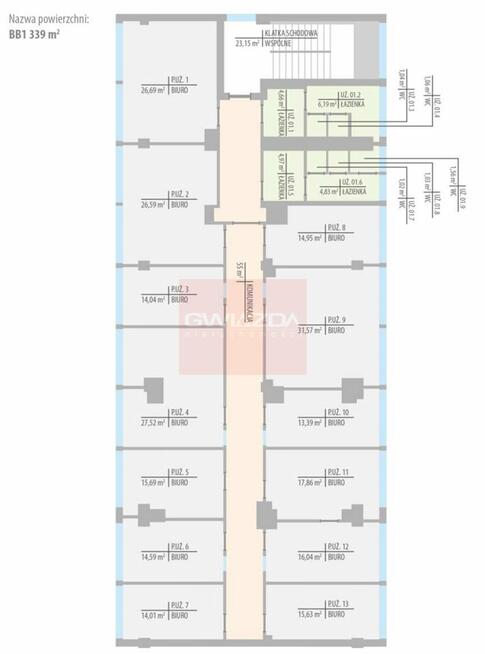 Powierzchnia biurowa Warszawa Żoliborz