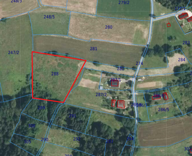 Działka rolna południowy stok, Ciężkowice 75 ar !