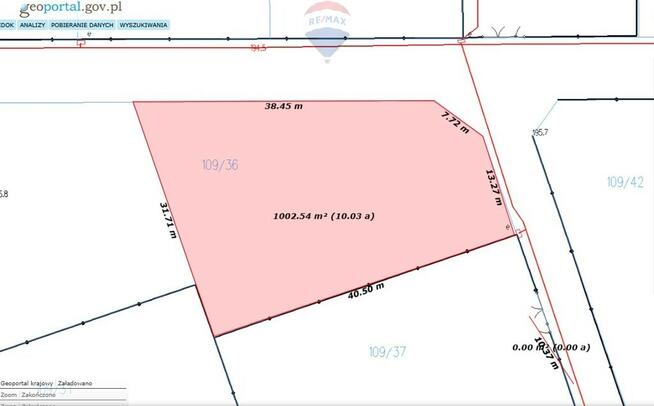 Działka usługowo - mieszkaniowa