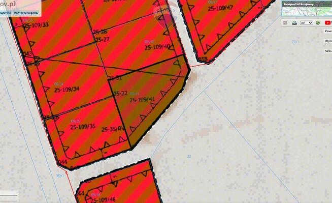 Działka usługowo - mieszkaniowa