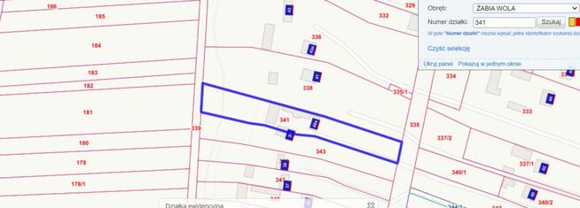 Działka budowlana Żabia Wola gm. Strzyżewice,