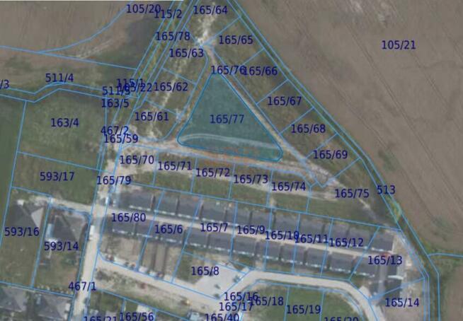 Działka budowlana Kiełczów gm. Długołęka, Polna