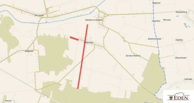 Działka rolno-budowlana Kownatki gm. Łuków