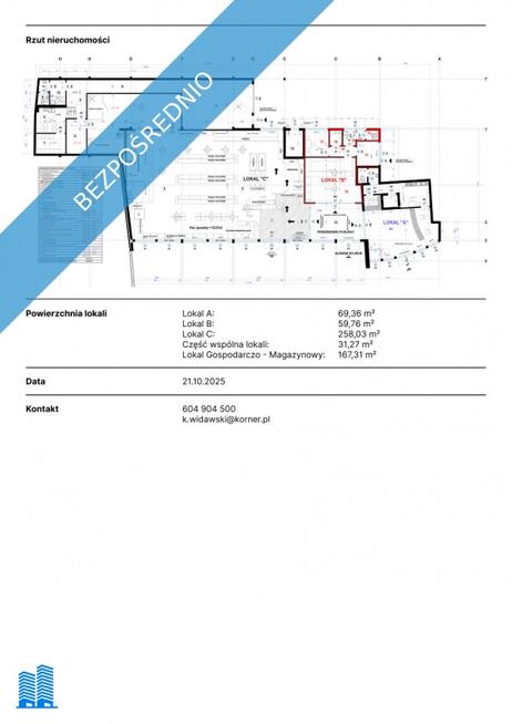 Nieruchomość położona jest w miejscowości Strzałków, gmina Radomsko, przy ul. Kopernika 1.