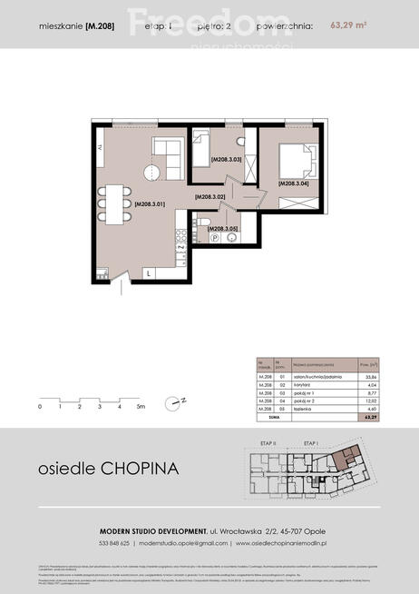 Mieszkanie na sprzedaż M.208