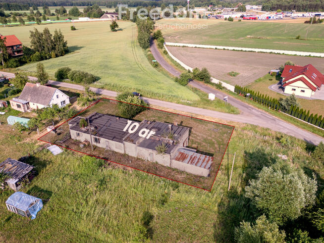 Działka z lokalem na sprzedaż, blisko autostradyA4