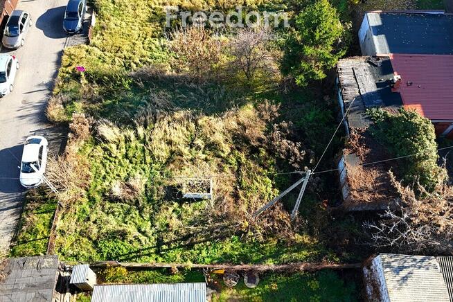 Działka inwestycyjna zabudowana budynkiem usługowy