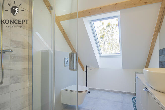 Wykończony wolnostojący dom KRZEPTÓW - duża działka