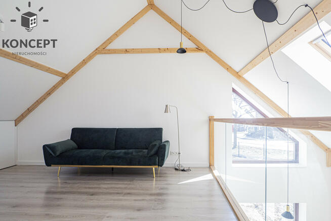 Wykończony wolnostojący dom KRZEPTÓW - duża działka