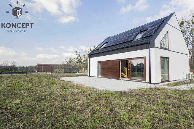 Wykończony wolnostojący dom KRZEPTÓW - duża działka