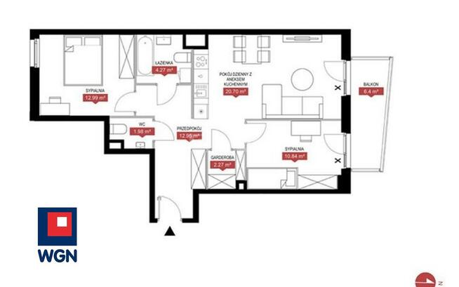 Mieszkanie Warszawa Mokotów, Wołoska