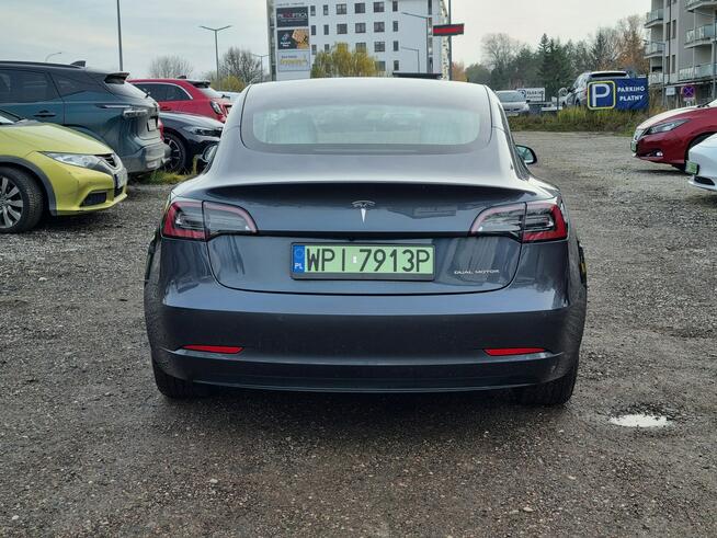 Tesla Model 3 Long Range Zasięg 560km FULL SELF DRIVING Białe wnętrz SOH92% FV23%
