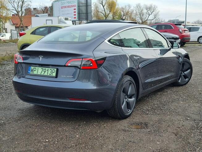 Tesla Model 3 Long Range Zasięg 560km FULL SELF DRIVING Białe wnętrz SOH92% FV23%