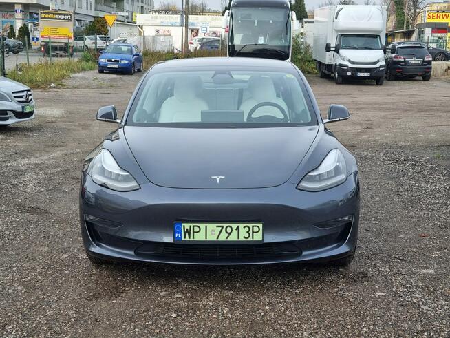 Tesla Model 3 Long Range Zasięg 560km FULL SELF DRIVING Białe wnętrz SOH92% FV23%