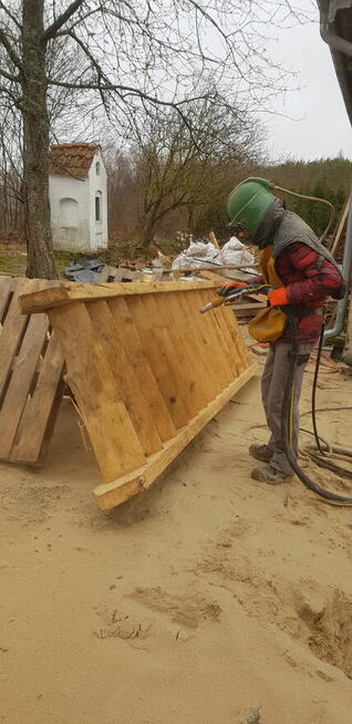 Piaskowanie, hydropiaskowanie z dojazdem - cegła stal drewno