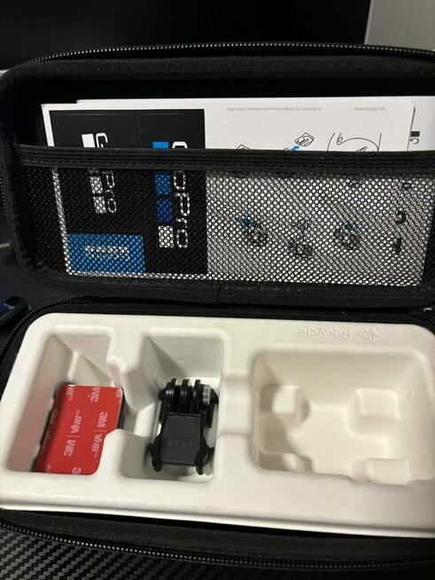 GoPro HERO 10 Black — Stan idealny, karta 128 GB, mocowanie