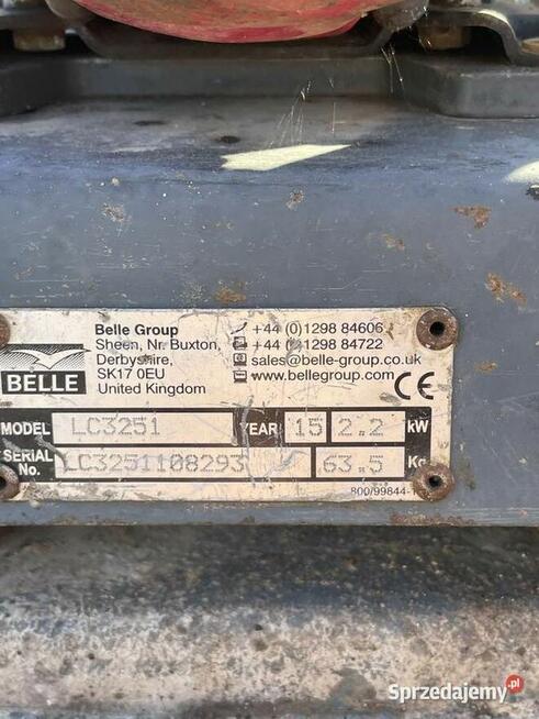 Zageszarka zagęszczarki ubiarka Belle 63 kg Z Niemiec