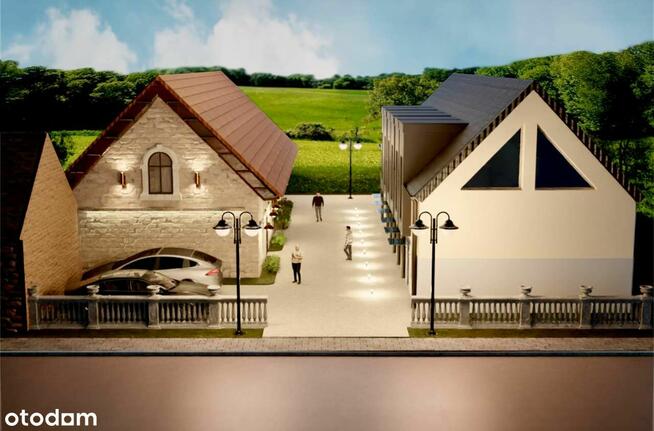 Budynek usługowy o pow. ok. 500 m2, Wróblowice