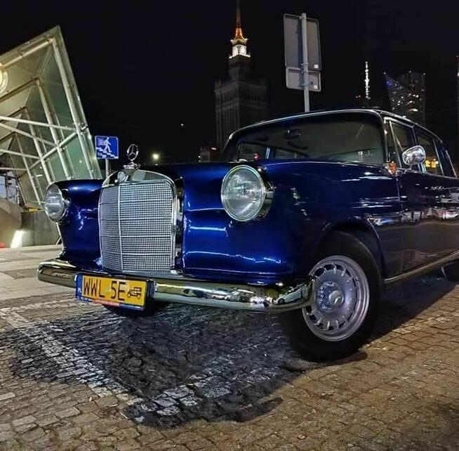 Auto do slubu W110 Mercedes Skrzydlak Warszawa i okolice