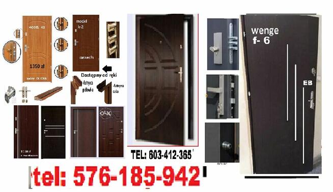 Drzwi zewnętrzne wejściowe ,wewnętrzne z MONTAŻEM