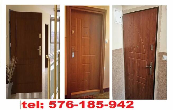 Drzwi wejściowe ZEWNĘTRZNE antywłamaniowe z montażem