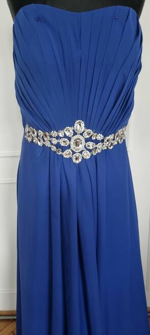 Śliczna granowa sukienka rozmiar 42-44