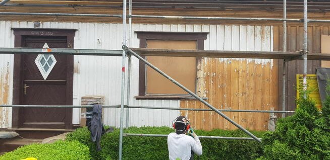 Piaskowanie, hydropiaskowanie z dojazdem - cegła stal drewno