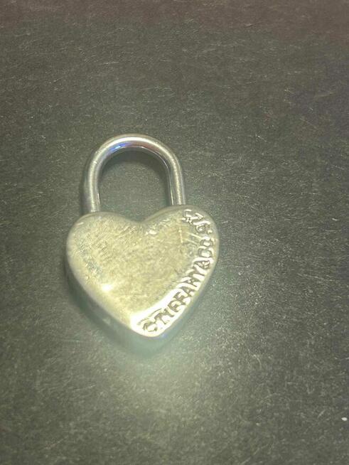 Srebrna zawieszka/wisiorek w kształcie kłódki Tiffany