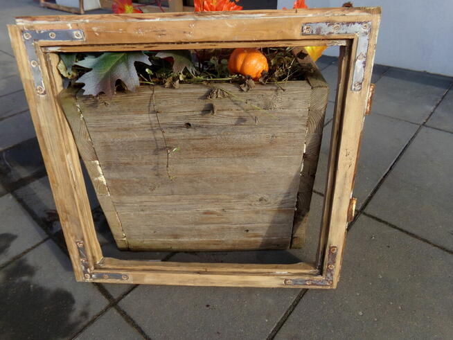 Rama okienna lustro aranżacja wnętrz obraz okno loft 59x55