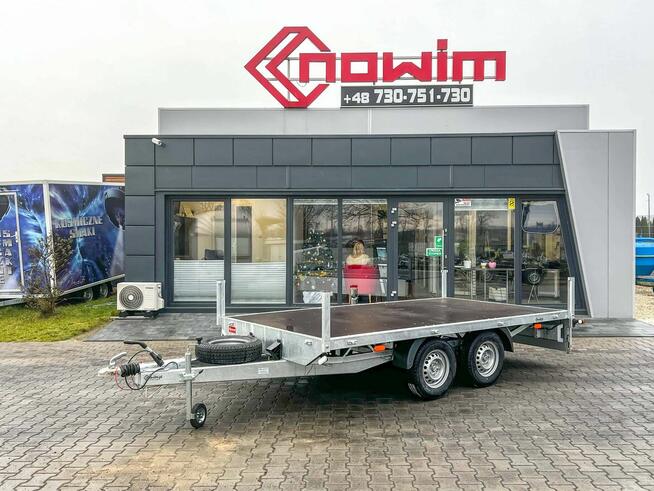 Przyczepa ciężarowa 2 osie burty towarowa platforma OKAZJA