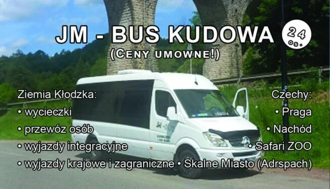 JM-BUS Taxi 14 Kudowa Zdrój-Karłów-Błędne Skały-Adršpach