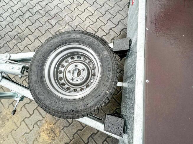 Przyczepa ciężarowa 2 osie burty towarowa platforma OKAZJA