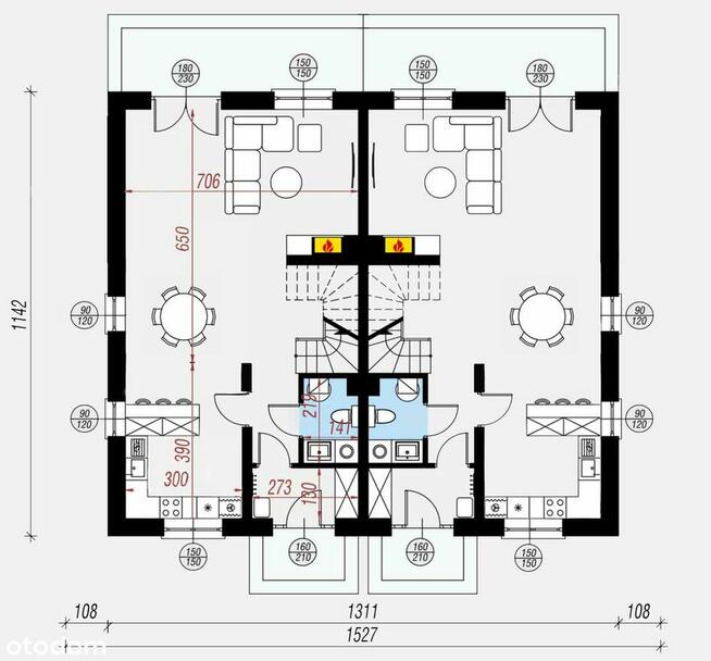 Nowy Dom 103,8m² w zabudowie dwulokalowej. Konarskie Kórnik.