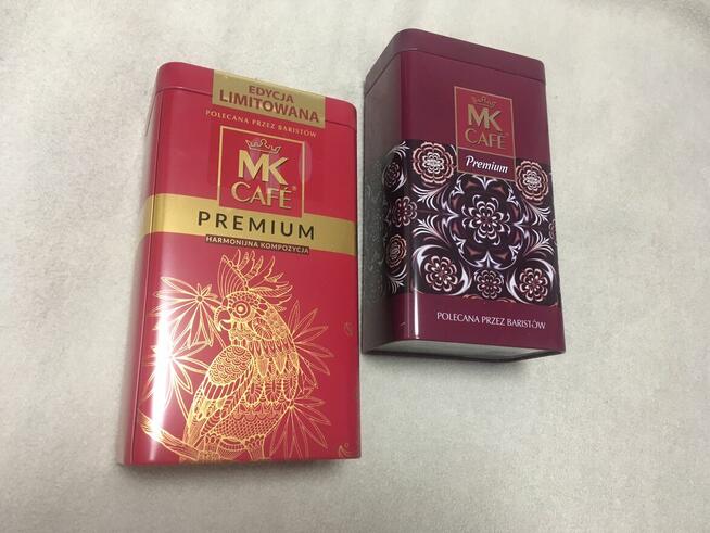 Puszki puszka po kawie kawa MK CAFE