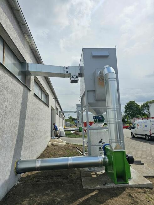 System odciągu trocin do stolarni, producent, montaż w całej