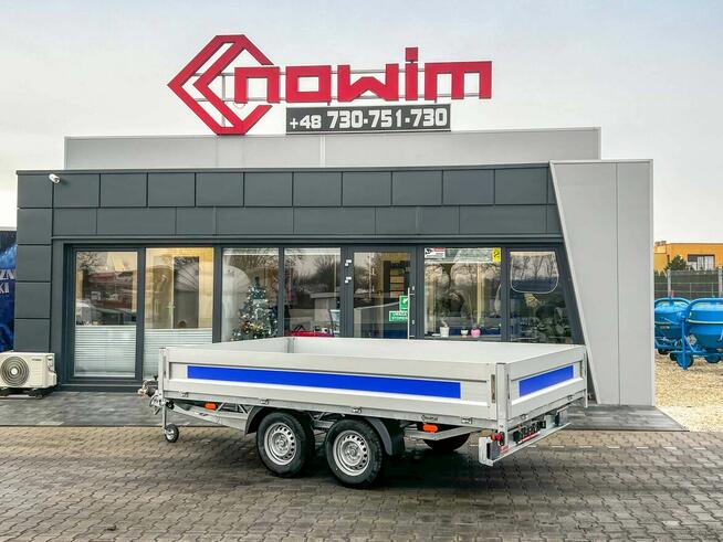 Przyczepa ciężarowa 2 osie burty towarowa platforma OKAZJA