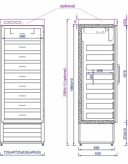 Szafa chłodnicza apteczna AP medyczna farmaceutyczna leki