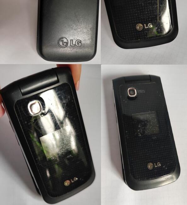 stary sprawny telefon komórkowy LG z klapką GB220 kolekcjon