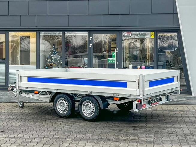 Przyczepa ciężarowa 2 osie burty towarowa platforma OKAZJA