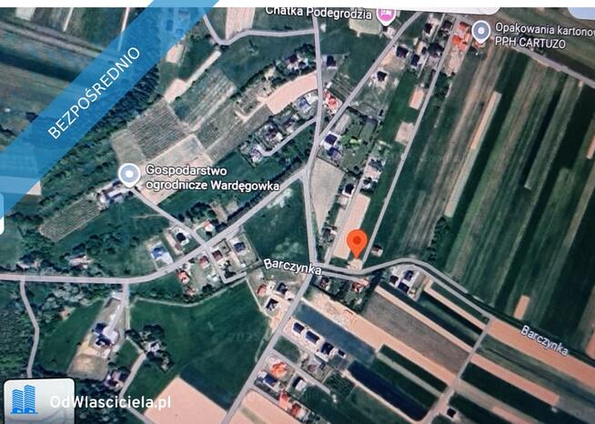 Stadła działka budowlana uzbrojona sprzedaż bez pośrednika