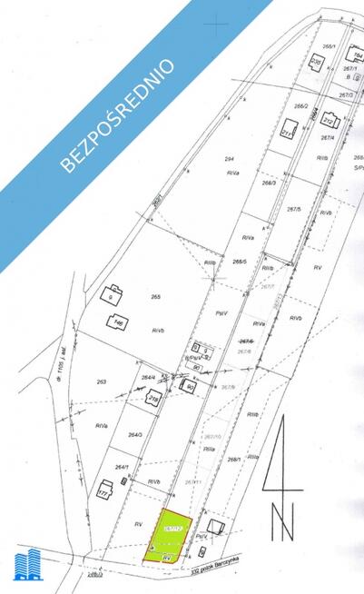 Stadła działka budowlana uzbrojona sprzedaż bez pośrednika