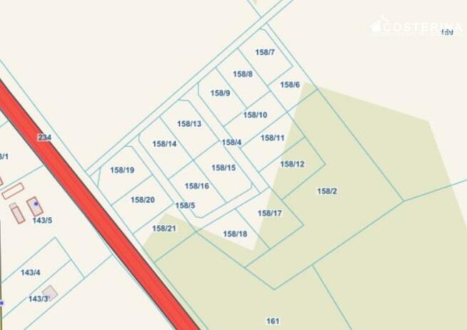 Działka budowlana Łebunia gm. Cewice